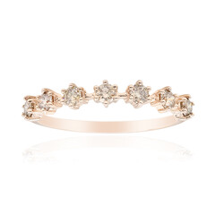 Bague en or et Diamant rose de France SI1 d'Argyle 