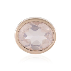 Pendentif en argent et Quartz rose