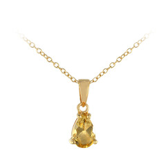 Collier en argent et Citrine