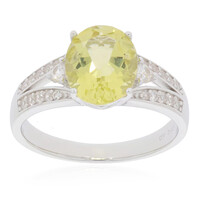 Bague en argent et Quartz de l'Ouro Verde