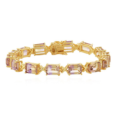 Bracelet en argent et Amétrine