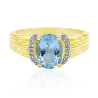 Bague en or et Aigue-marine de Medina