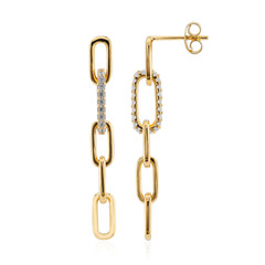 Boucles d'oreilles en argent et Zircon