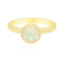 Bague en argent et Opale Welo