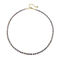 Collier en argent et Saphir bleu
