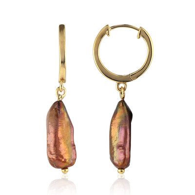 Boucles d'oreilles en argent et Perle de culture d'eau douce