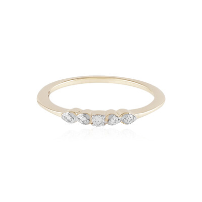 Bague en or et Diamant SI1 (H)