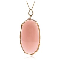 Collier en or et Opale rose (CIRARI)