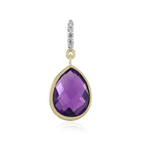 Pendentif en or et Améthyste