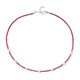 Collier en argent et Quartz rose