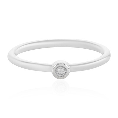 Bague en argent et Diamant I2 (H)