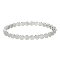 Bracelet en argent et Zircon (Adela Silber)
