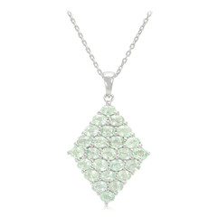 Collier en argent et Tourmaline Paraïba