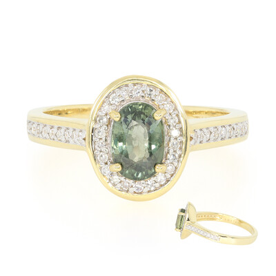 Bague en or et Saphir non chauffé (AMAYANI)