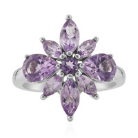 Bague en argent et Améthyste