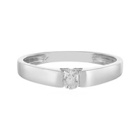 Bague en platine et Diamant SI1 (H)