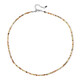 Collier en argent et Zircon jaune canari