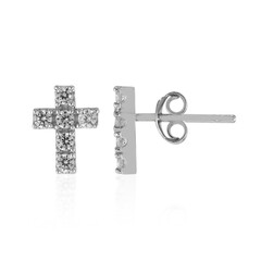 Boucles d'oreilles en argent et Zircon