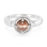 Bague pour homme en argent et Scapolite œil-de-chat