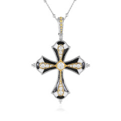 Collier en argent et Zircon (Dallas Prince Designs)
