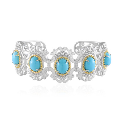 Bracelet en argent et Turquoise Sleeping Beauty (Dallas Prince Designs)