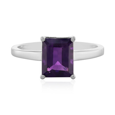 Bague en argent et Améthyste