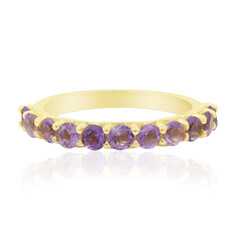 Bague en argent et Améthyste