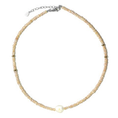 Collier en argent et Perle de culture d'eau douce (TPC)