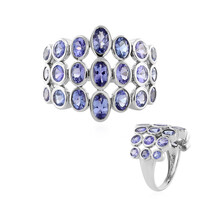 Bague en platine et Tanzanite (KM by Juwelo)