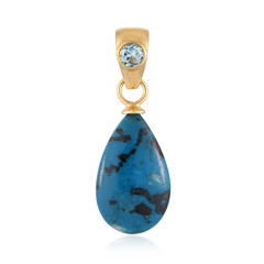 Pendentif en argent et Chrysocolle (Bali Barong)