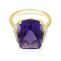 Bague en or et Améthyste