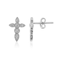 Boucles d'oreilles en argent et Zircon