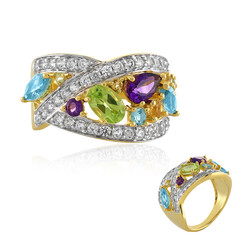 Bague en argent et Péridot