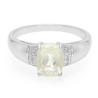 Bague pour homme en argent et Orthose