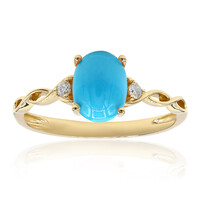 Bague en or et Turquoise arizona (CIRARI)