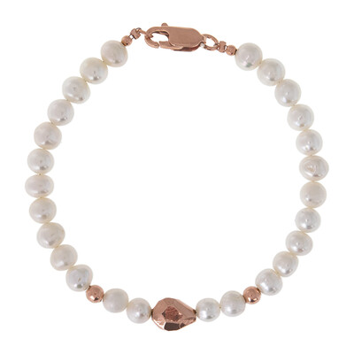 Bracelet en argent et Perle de culture d'eau douce (Joias do Paraíso)