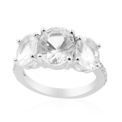 Bague en argent et Danburite
