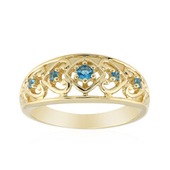 Bague en or et Haüyne
