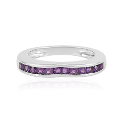 Bague en argent et Améthyste