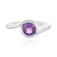 Bague en argent et Améthyste