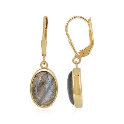Boucles d'oreilles en argent et Labradorite