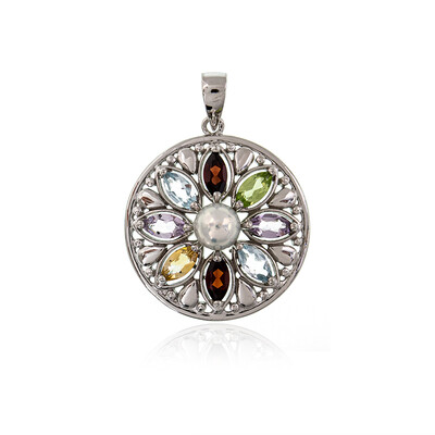 Pendentif en argent et Perle de culture d'eau douce