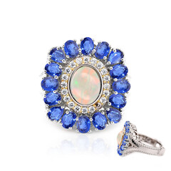 Bague en argent et Opale Welo (Dallas Prince Designs)