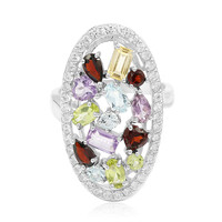 Bague en argent et Améthyste