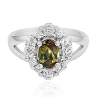 Bague en argent et Andalousite