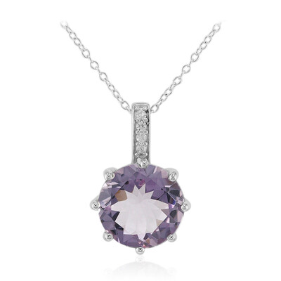 Collier en argent et Améthyste de Bolivie