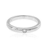 Bague en platine et Diamant Flawless (F) (LUCENT DIAMONDS)