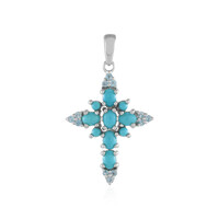 Pendentif en argent et Turquoise Sleeping Beauty