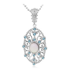Collier en argent et Opale Welo (Dallas Prince Designs)