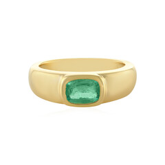 Bague en argent et Emeraude de Russie